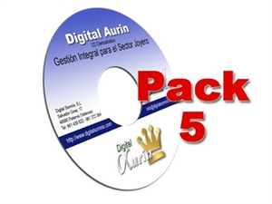 Foto Pack 5 Licencias Digital Aurin Server de